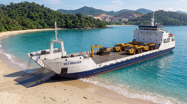 Solving Island Logistics: LCT Ship for Sale in SE Asia Mining 2026